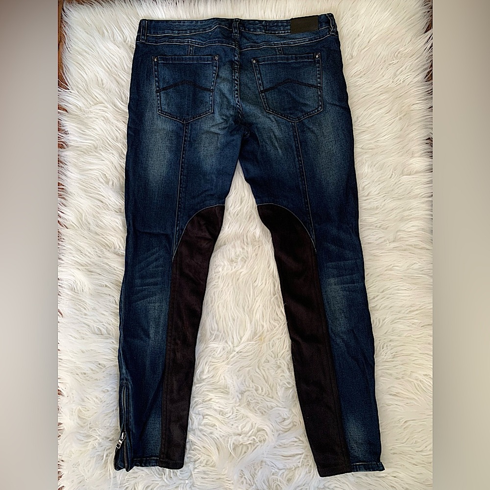 A/X Dark Blue Jeans with Suede
